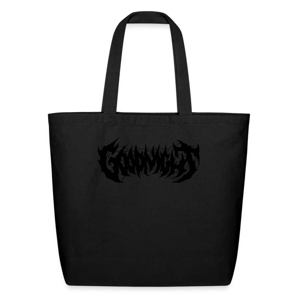 Eco-Friendly GOODNIGHT Cotton Tote - black