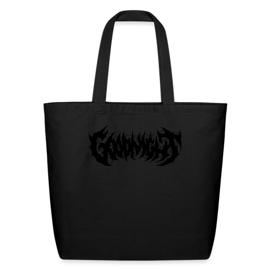 Eco-Friendly GOODNIGHT Cotton Tote - black