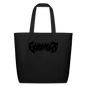 Eco-Friendly GOODNIGHT Cotton Tote - black
