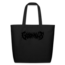 Eco-Friendly GOODNIGHT Cotton Tote - black