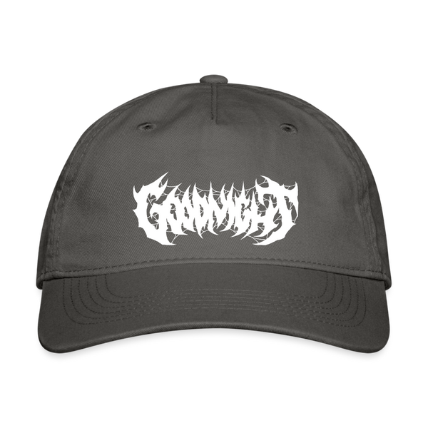 OG LOGO Organic Baseball Cap - charcoal