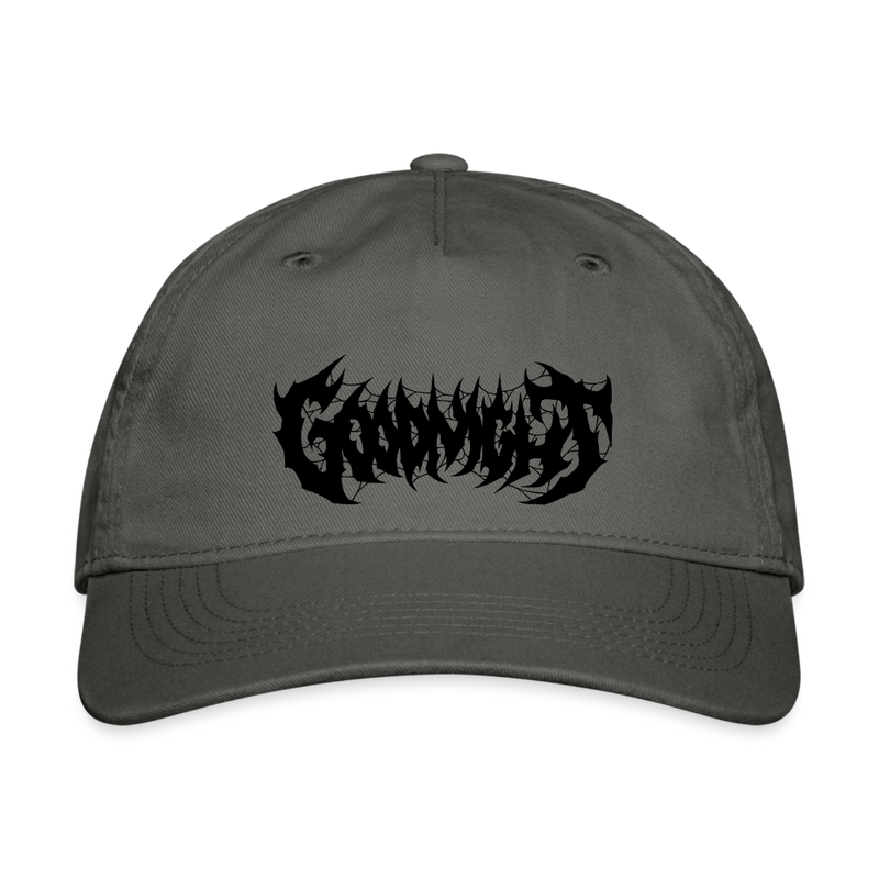 OG LOGO Organic Baseball Cap - charcoal